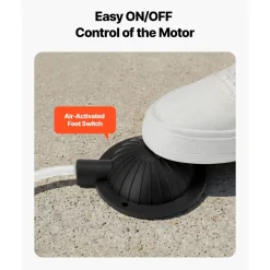 VEVOR Drain Cleaner Machine 66FT x 5/8 Inch, 250W Electric Sewer Snake Auger Manual Feed - with 2 Sectional Steel Cables (66' x 5/8