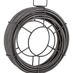 VEVOR Drain Cleaning Cable 50 Feet x 1/2 Inch Solid Core Cable Sewer Cable Drain Auger Cable Cleaner Snake Clog Pipe Drain Cleaning Cable Sewer Drain Auger Snake Pipe