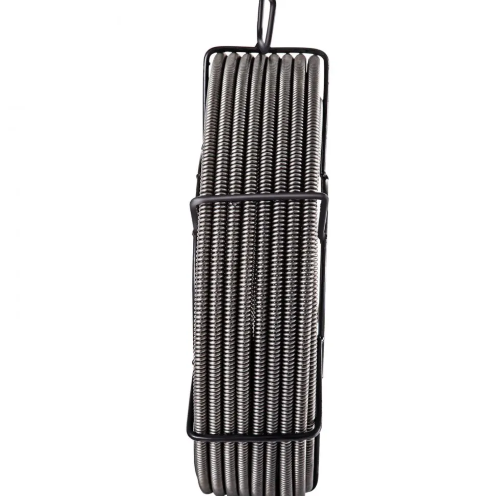 VEVOR Drain Cleaning Cable 75 Feet x 3/8 Inch Solid Core Cable Sewer Cable Drain Auger Cable Cleaner Snake Clog Pipe Drain Cleaning Cable Sewer Drain Auger Snake Pipe