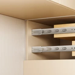 VEVOR Drawer Slides Brackets, 10 Pairs Drawer Rails for 100 LBS Side Mount Ball Bearing Rail, Heavy Duty Cabinet Drawer Bracket for Dresser Drawer Track Runners, Kitchen Replacement Part for DIY