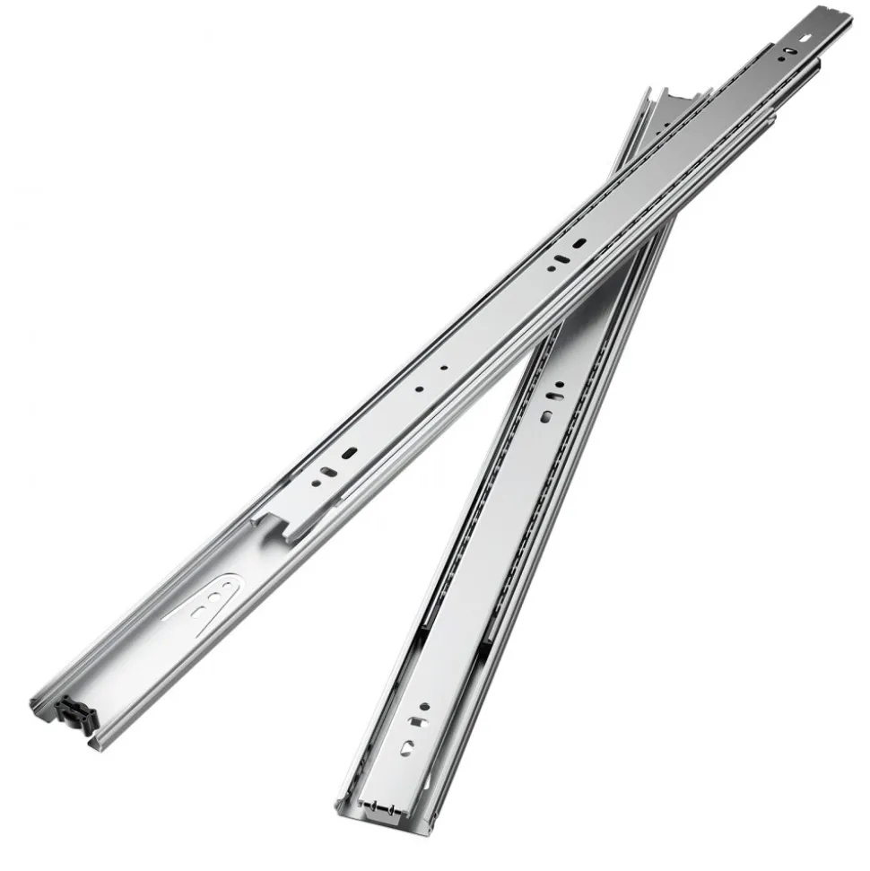 VEVOR Drawer Slides, 20 inch, 10 Pairs Full Extension Ball Bearing Cabinet Rails, 100 LB Load Capacity Heavy Duty Side Mount Dresser Drawer Slides, Drawer Track Runners for Kitchen DIY Replacement