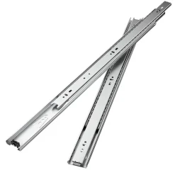 VEVOR Drawer Slides, 22 inch, 10 Pairs Full Extension Ball Bearing Cabinet Rails, 100 LB Load Capacity Heavy Duty Side Mount Dresser Drawer Slides, Drawer Track Runners for Kitchen DIY Replacement