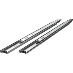VEVOR Drawer Slides, 22 inch, 10 Pairs Full Extension Ball Bearing Cabinet Rails, 100 LB Load Capacity Heavy Duty Side Mount Dresser Drawer Slides, Drawer Track Runners for Kitchen DIY Replacement