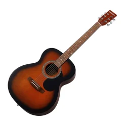 VEVOR Dreadnought Acoustic Guitar, 40 in, 6-String Sunburst Solid Top Guitar, Beginner Bundle with Gig Bag, Tuner, Strap, Steel Strings, Picks, Capo, Rosewood Fingerboard, for Adults, Skilled Players