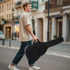 VEVOR Dreadnought Acoustic Guitar, 40 in, 6-String Sunburst Solid Top Guitar, Beginner Bundle with Gig Bag, Tuner, Strap, Steel Strings, Picks, Capo, Rosewood Fingerboard, for Adults, Skilled Players
