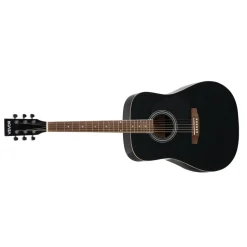 VEVOR Dreadnought Acoustic Guitar, 41 in, 6-String Black Solid Spruce Top Guitar, Beginner Bundle with Gig Bag, Tuner, Strap, Steel Strings, Picks, Capo, Rosewood Fingerboard, for Adult Taller Player