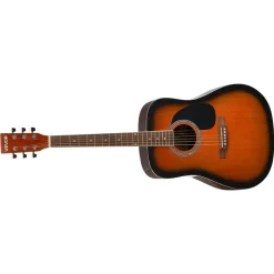 VEVOR Dreadnought Acoustic Guitar, 39 in, 6-String Natural Solid Spruce Top Guitar, Portable Bundle with Gig Bag, Tuner, Strap, Steel Strings, Picks, Capo, Rosewood Fingerboard, for Beginner Adults