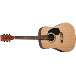 VEVOR Dreadnought Acoustic Guitar, 41 in, 6-String Natural Solid Spruce Top Guitar, Beginner Bundle with Gig Bag, Tuner, Strap, Strings, Picks, Capo, Rosewood Fingerboard, for Adults Taller Players