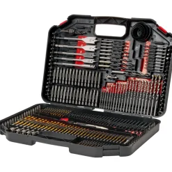 VEVOR Drill Bit Set, 246 Pieces Drill and Driver Bit Set, Screwdriver Bit Set Suitable for Wood Metal Cement Drilling and Screw Driving, Drill Bit Sets Combo Kit Assorted in Organized Carrying Case