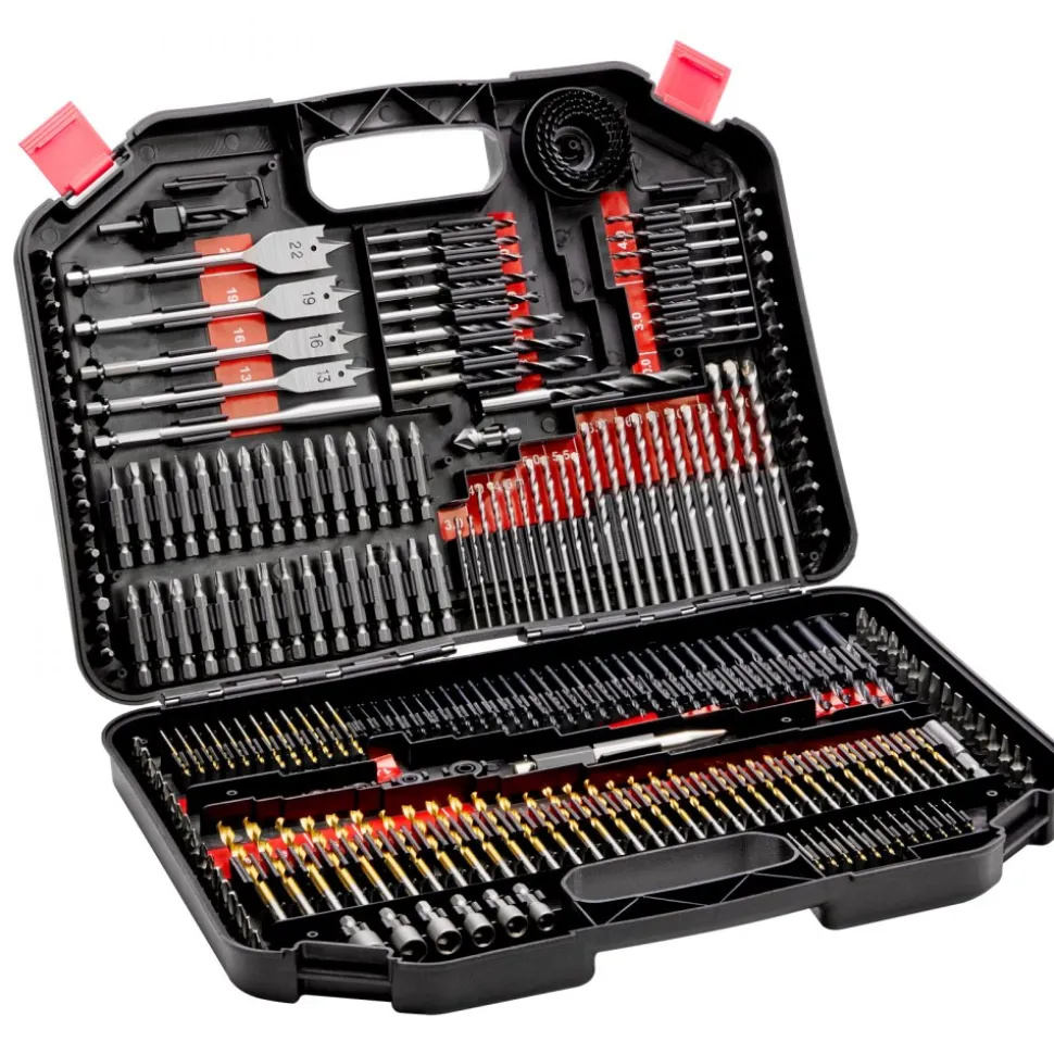 VEVOR Drill Bit Set, 246 Pieces Drill and Driver Bit Set, Screwdriver Bit Set Suitable for Wood Metal Cement Drilling and Screw Driving, Drill Bit Sets Combo Kit Assorted in Organized Carrying Case