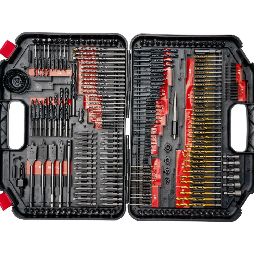 VEVOR Drill Bit Set, 246 Pieces Drill and Driver Bit Set, Screwdriver Bit Set Suitable for Wood Metal Cement Drilling and Screw Driving, Drill Bit Sets Combo Kit Assorted in Organized Carrying Case