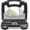 VEVOR Drill Bit Set, 101 Pieces Drill and Driver Bit Set, Screwdriver Bit Set Suitable for Wood Metal Cement Drilling and Screw Driving, Drill Bit Sets Combo Kit Assorted in Organized Carrying Case