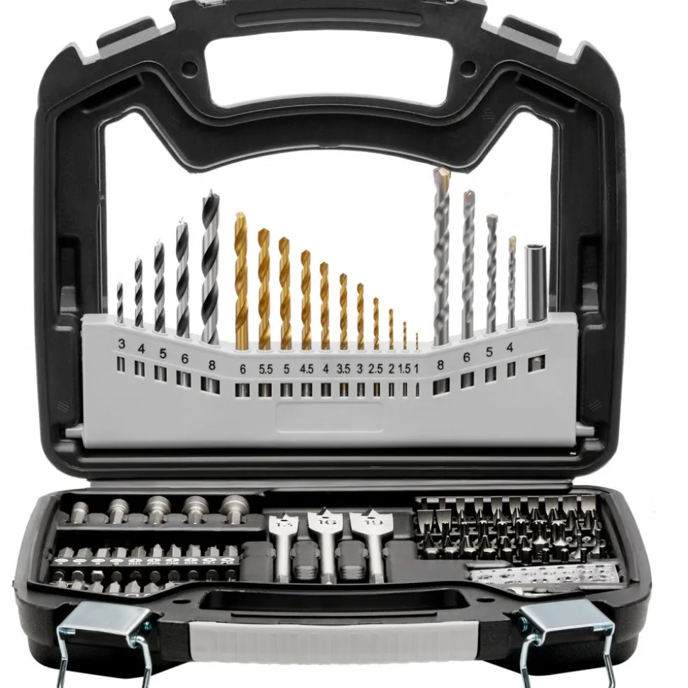 VEVOR Drill Bit Set, 101 Pieces Drill and Driver Bit Set, Screwdriver Bit Set Suitable for Wood Metal Cement Drilling and Screw Driving, Drill Bit Sets Combo Kit Assorted in Organized Carrying Case