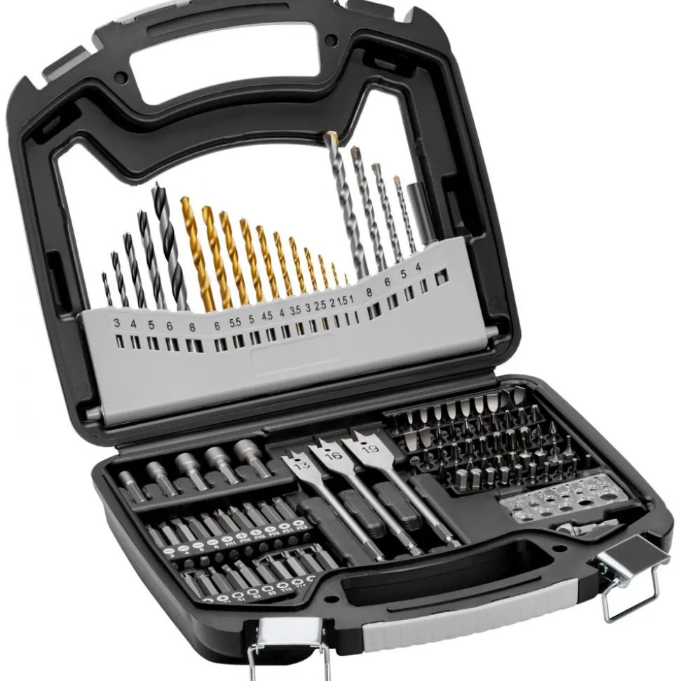 VEVOR Drill Bit Set, 101 Pieces Drill and Driver Bit Set, Screwdriver Bit Set Suitable for Wood Metal Cement Drilling and Screw Driving, Drill Bit Sets Combo Kit Assorted in Organized Carrying Case