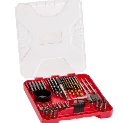 VEVOR Drill Bit Set, 70 Pieces Drill and Driver Bit Set, Screwdriver Bit Set Suitable for Wood Metal Cement Drilling and Screw Driving, Drill Bit Sets Combo Kit Assorted in Organized Carrying Case