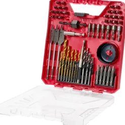 VEVOR Drill Bit Set, 70 Pieces Drill and Driver Bit Set, Screwdriver Bit Set Suitable for Wood Metal Cement Drilling and Screw Driving, Drill Bit Sets Combo Kit Assorted in Organized Carrying Case