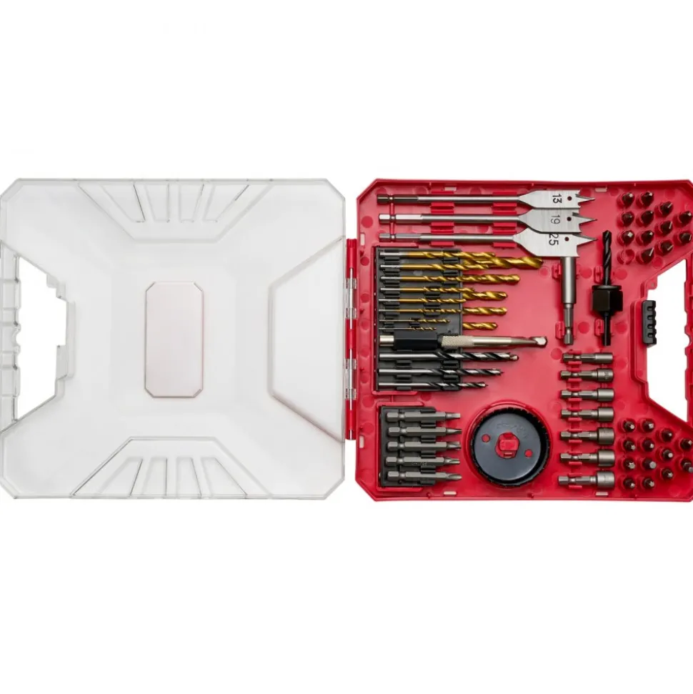 VEVOR Drill Bit Set, 70 Pieces Drill and Driver Bit Set, Screwdriver Bit Set Suitable for Wood Metal Cement Drilling and Screw Driving, Drill Bit Sets Combo Kit Assorted in Organized Carrying Case