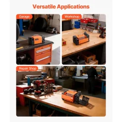 VEVOR Drill Bits Sharpener MR-13A+, 3-15mm Drill Bit Grinder Sharpener with 95°-135° Adjustable Point Angle, 5800RPM High Speed Re-Sharpening Machine with 13 Collets & CBN Wheel for Workshops Garages