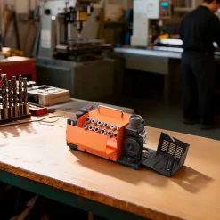 VEVOR Drill Bits Sharpener MR-13B+, 3-15mm Drill Bit Grinder Sharpener with Adjustable Lip Relief Angle & 95°-135° Point Angle, 5800RPM High Speed Re-Sharpener with 13 Collets, CBN & SDC Wheels