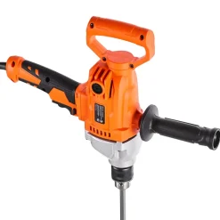 VEVOR Drill Mixer, 1/2 inch Corded Electric Drill Mixer Set, 0-850RPM 5.4A Mixing Drills, Mixing Drills Machine with D-Handle for Drilling & Blending, Handheld Cement Mixers for Fodder, Paint, Cement