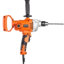 VEVOR Drill Mixer, 1/2 inch Corded Electric Drill Mixer Set, 0-850RPM 5.4A Mixing Drills, Mixing Drills Machine with D-Handle for Drilling & Blending, Handheld Cement Mixers for Fodder, Paint, Cement