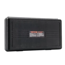 VEVOR 1/2" Drive Impact Socket Set, 13 Piece Deep Socket Set Metric 10-24mm, 6 Point CR-V Alloy Steel for Auto Repair, Easy-to-Read Size Markings, Rugged Construction, Includes Storage Case