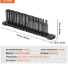 VEVOR 1/4" Drive Impact Socket Set, 14 Piece Deep Socket Set Metric 4-15mm, 6 Point Cr-Mo Alloy Steel for Auto Repair, Easy-to-Read Size Markings, Rugged Construction, Socket Organizer