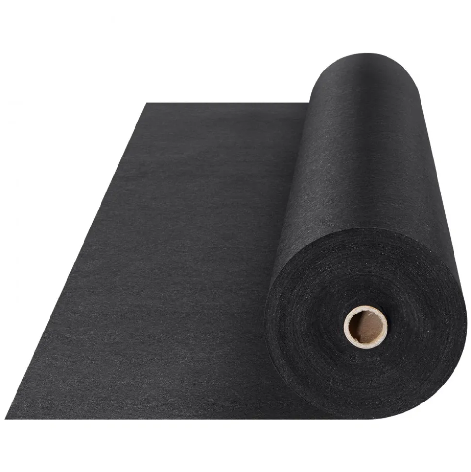 VEVOR Driveway Fabric, 3x100FT Non Woven Geotextile Fabric for Landscaping, Heavy Duty Garden Weed Barrier Fabric, 4OZ Landscape Fabric, French Drains Drainage Fabric, Ground Cover Weed Control Fabric
