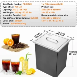 VEVOR Drop in Ice Chest, 14