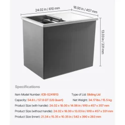 VEVOR Drop in Ice Chest, 24