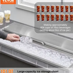 VEVOR Drop in Ice Chest, 36