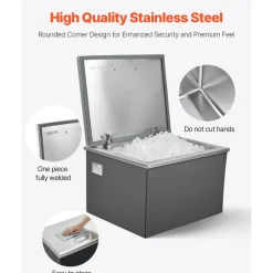VEVOR Drop in Ice Chest, 28