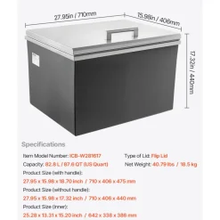 VEVOR Drop in Ice Chest, 28