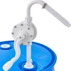 VEVOR Drum Pump, 6.5 GPM Flow, Rotary Barrel Pump Hand Crank, Fits 5 to 55 Gallon Drums with 3-Section Suction Tube Assembly and Hose, Designed for Fast Transfer of Water, Alcohol, Corrosive Liquids