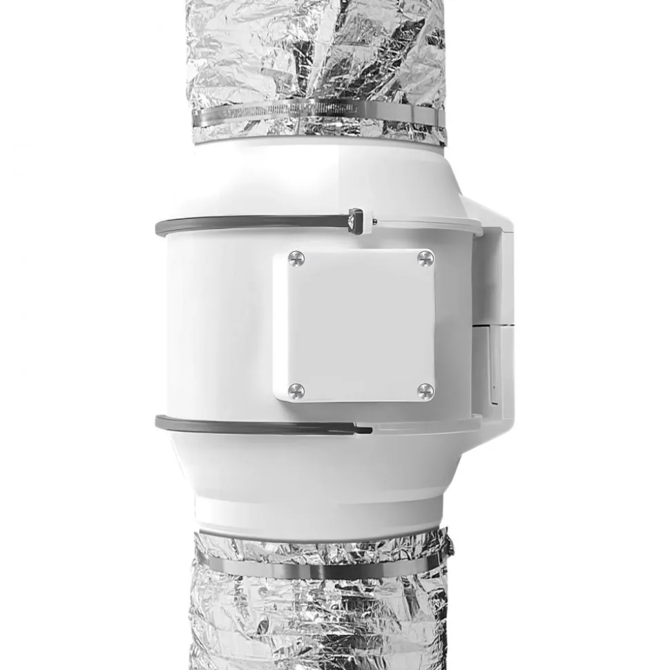 VEVOR Dryer Vent Hose, 8'' Insulated Flexible Duct 25FT Long with 2 Duct Clamps, Heavy-Duty Three Layer Protection for HVAC Heating Cooling Ventilation and Exhaust, R-6.0 Flame Resistance Value