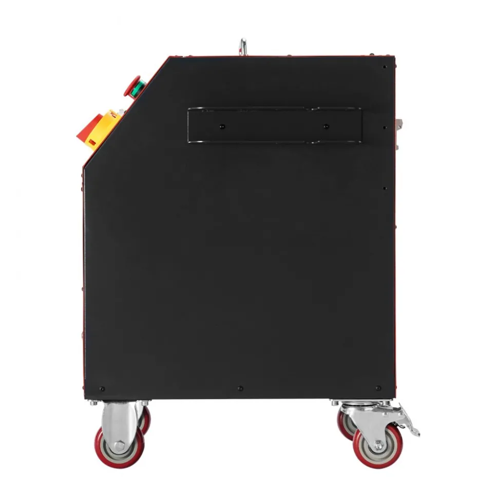VEVOR Dry Ice Blasting Machine, 11LBS (5KG) Capacity Dry Ice Cleaning Machine with 4 Nozzles, Adjustable Pressure & Dry Ice Amount, Movable Blaster Cleaner for Automotive Ship Aviation Chemical, 120V