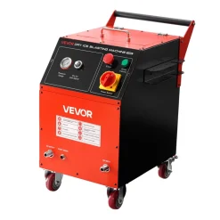 VEVOR Dry Ice Blasting Machine, 11LBS (5KG) Capacity Dry Ice Cleaning Machine with 4 Nozzles, Adjustable Pressure & Dry Ice Amount, Movable Blaster Cleaner for Automotive Ship Aviation Chemical, 120V