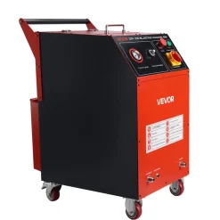 VEVOR Dry Ice Blasting Machine, 16.5LBS (7.5KG) Capacity Dry Ice Cleaning Machine with 4 Nozzles, Adjustable Pressure & Dry Ice Amount, Movable Blaster Cleaner for Auto Ship Aviation Chemical, 120V