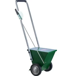 VEVOR Dry Line Marker, 2-Wheel, 2 or 4 in Lines, Field Dry Line Chalker, Adjustable Line Marker, with Rubber Adjustment Handle, 25 lbs Large Powder Capacity, for Baseball and Softball Infield, Green