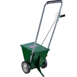 VEVOR Dry Line Marker, 2-Wheel, 2 or 4 in Lines, Field Dry Line Chalker, Adjustable Line Marker, with Rubber Adjustment Handle, 25 lbs Large Powder Capacity, for Baseball and Softball Infield, Green