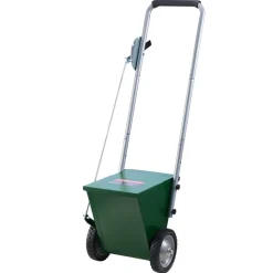 VEVOR Dry Line Marker, 2-Wheel, 2 or 4 in Lines, Field Dry Line Chalker, Adjustable Line Marker, with Rubber Adjustment Handle, 25 lbs Large Powder Capacity, for Baseball and Softball Infield, Green