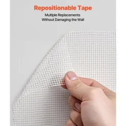 VEVOR Drywall Mesh Tape, 5.91 inch W x 98.43 ft L Self-Adhesive Fiberglass Drywall Joint Tape, 12 Rolls Dry Wall Patch for Easy Sheetrock Ceiling Crack Repair, to Achieve Smooth Even Wall Surface