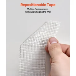 VEVOR Drywall Mesh Tape, 1.97 inch W x 147.64 ft L Self-Adhesive Fiberglass Drywall Joint Tape, 36 Rolls Dry Wall Patch for Easy Sheetrock Ceiling Crack Repair, to Achieve Smooth Even Wall Surface