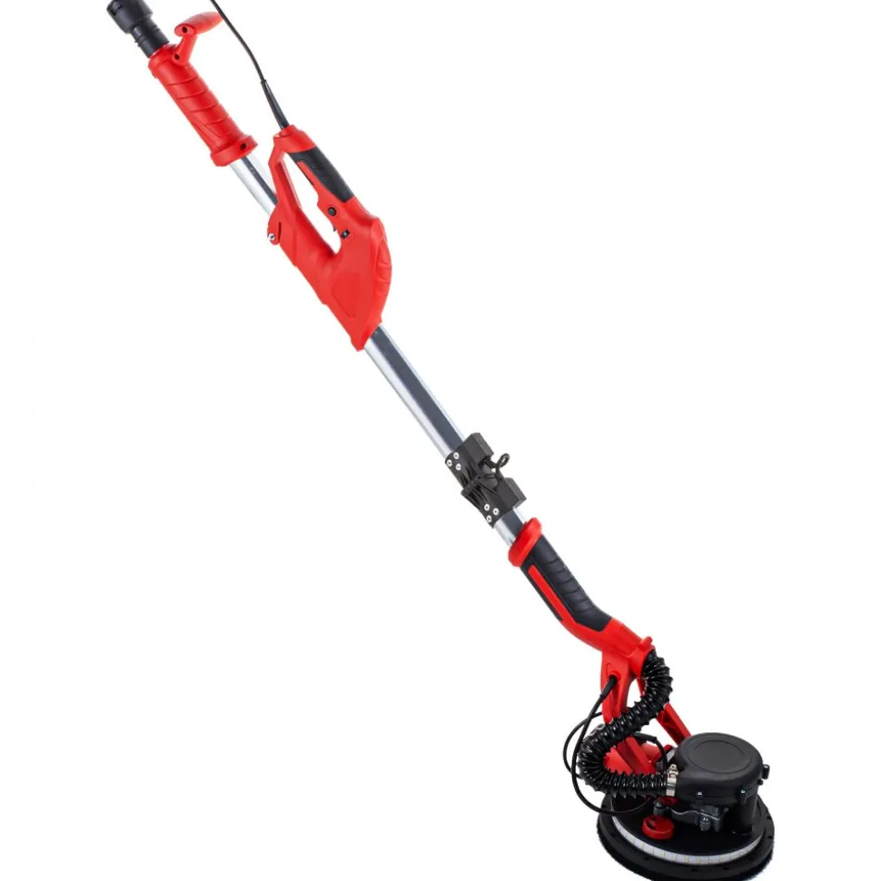 VEVOR Drywall Sander 850W, Electric Drywall Sander, Variable Speed 800-1750 RPM, Foldable Sheetrock Sander, with Telescope Handle, Electric Sander, with LED Strip Light and Vacuum Bag, Wall Sander