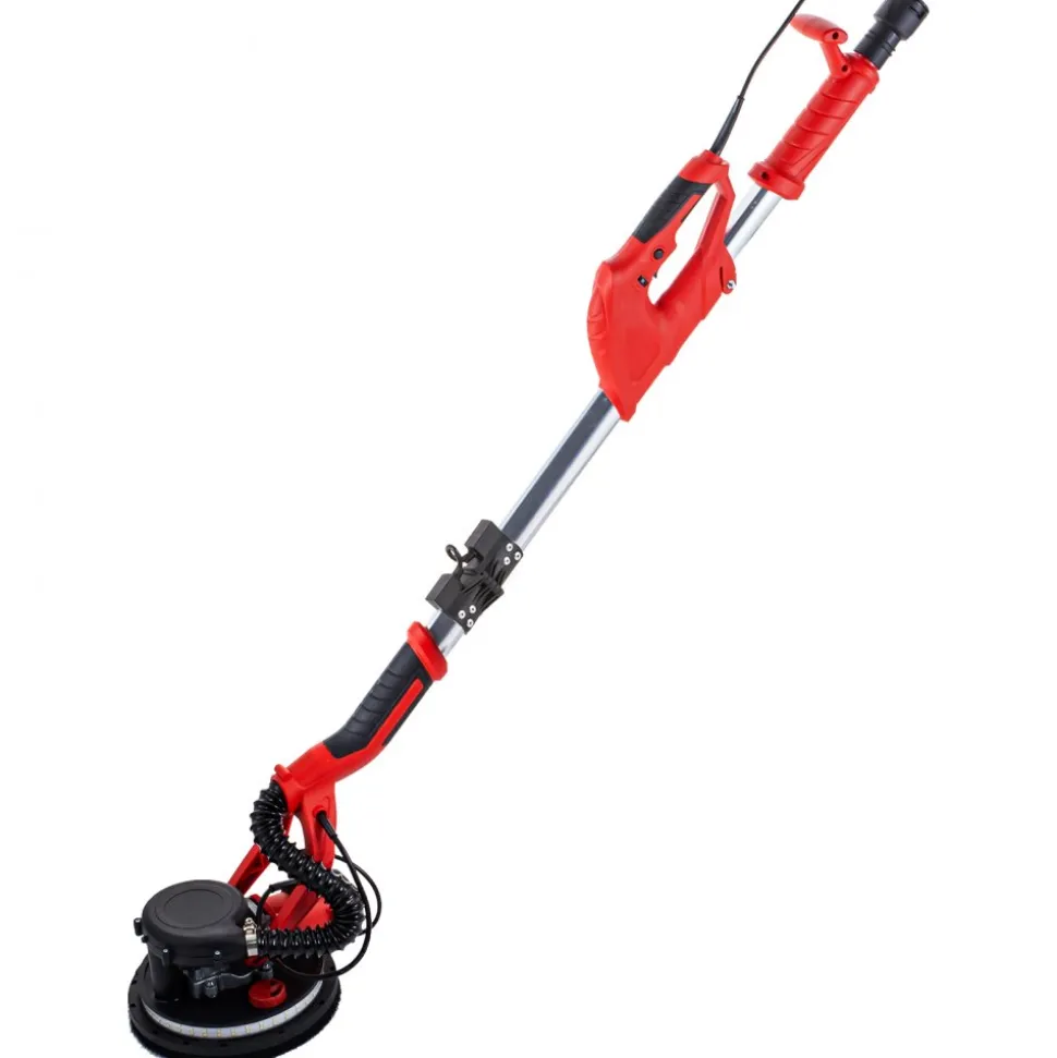 VEVOR Drywall Sander 850W, Electric Drywall Sander, Variable Speed 800-1750 RPM, Foldable Sheetrock Sander, with Telescope Handle, Electric Sander, with LED Strip Light and Vacuum Bag, Wall Sander