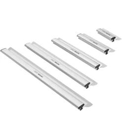 VEVOR Drywall Skimming Blade Set, 10/16/24/32/40 in Skimming Blades + 34-81.6 in Extension Handle Pole, Stainless Steel Knife Professional Skim Coat Tools, for Gyprock/WallBoard/Plasterboard