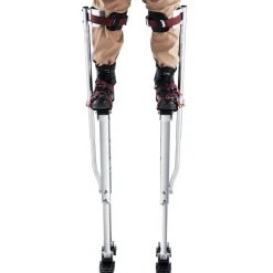 VEVOR Drywall Stilts, 36''-50'' Adjustable Aluminum Tool Stilts with Protective Knee Pads, Durable and Non-slip Work Stilts for Sheetrock Painting, Walking, Taping, Silver
