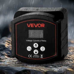 VEVOR Dual Battery Isolator Kit, 12V 300 Amp 20 ft 2AWG, Manual and Automatic VSR Voltage Sensitive Relay with Voltmeter, LCD Screen, Smart Battery Isolator, Compatible with Lithium Batteries, for UTV