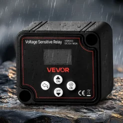 VEVOR Dual Battery Isolator, 12V 140 Amp, Manual and Automatic VSR Voltage Sensitive Relay with LCD Screen, Smart Battery Isolator for Lithium & Lead-Acid Batteries, for Car Truck RV UTV ATV Boat