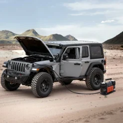VEVOR Dual-Cylinder Heavy Duty Air Compressor, 10.6CFM Auto-Stop Portable Tire Inflator, 12V 150PSI Offroad Air Pump with LCD Digital Display & Adapters for Truck Car SUV 4 x 4 Vehicle RV